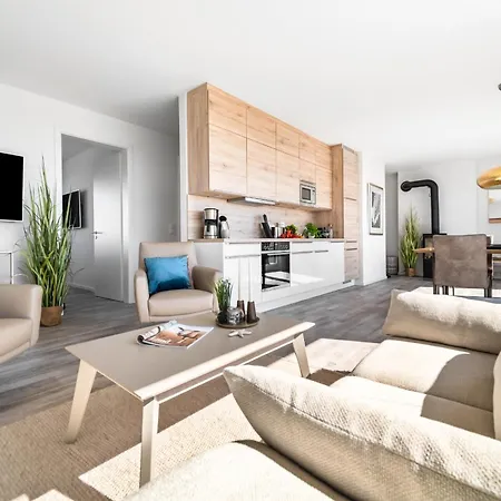 Beachviewthree- 3 Og, Barrierearm, Meerblick, Balkon, Kamin, Sauna Apartament Olpenitz