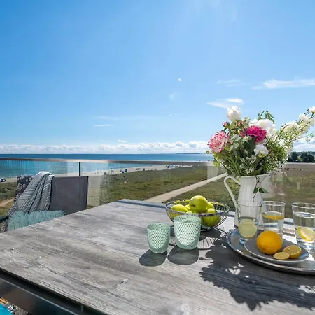 Beachviewthree- 3 Og, Barrierearm, Meerblick, Balkon, Kamin, Sauna Apartament